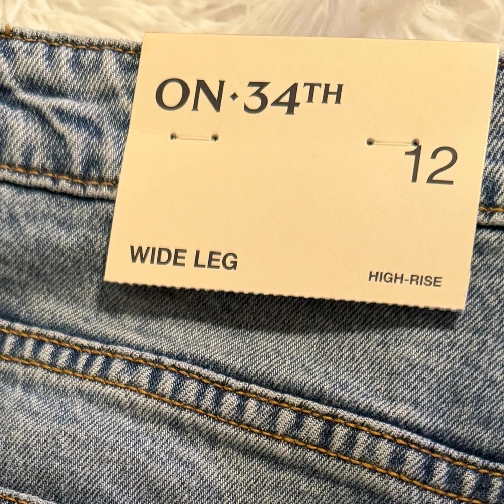 Stylish Light Blue Women's Flare Jeans - Picture 7 of 15